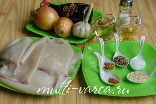 Хе з кальмарів по-корейськи