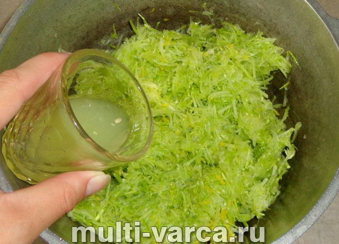 Варення з кабачків з лимоном і ваніліном на зиму