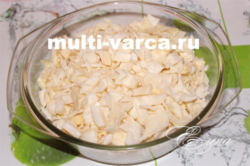 Заливний капустяний пиріг у мультиварці