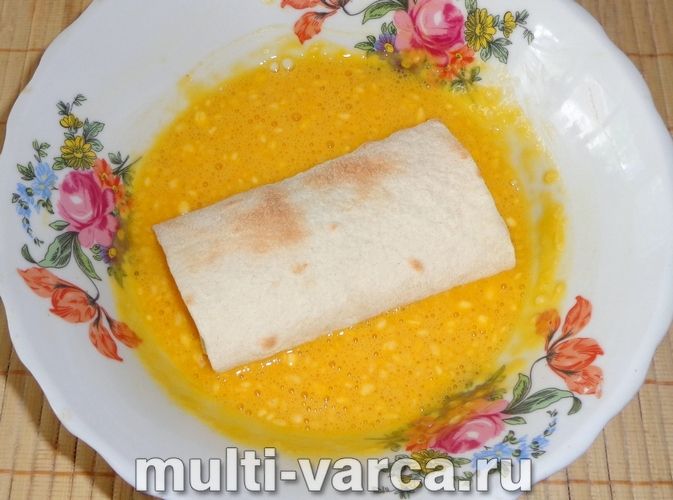 Конвертики з лаваша з печінкою в мультиварці