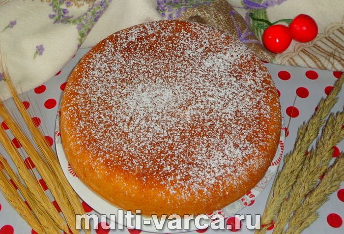 Пиріг на ряжанці в мультиварці