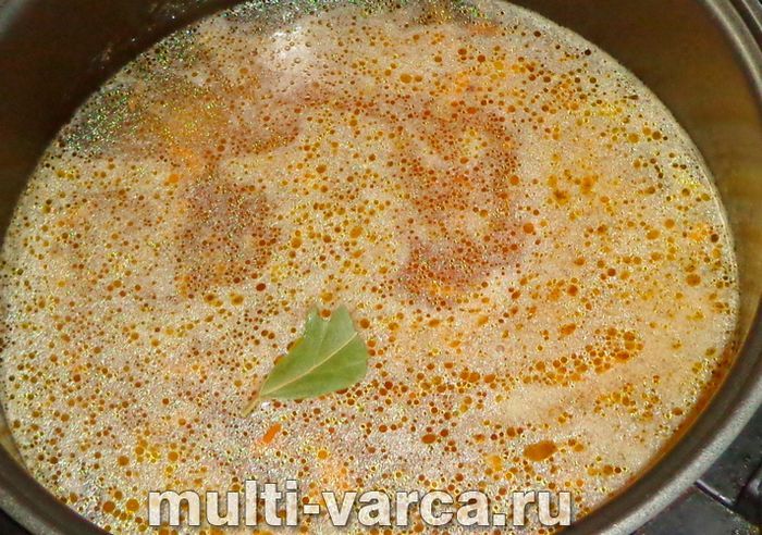Плов із перловки з куркою в мультиварці
