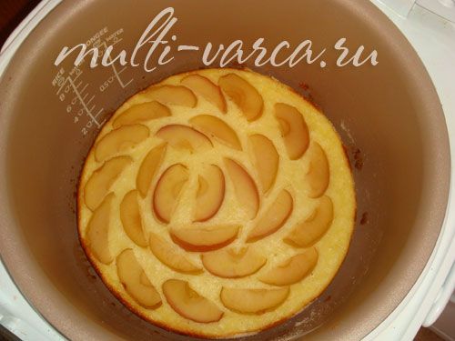 Сирно-кокосова запіканка з яблуками