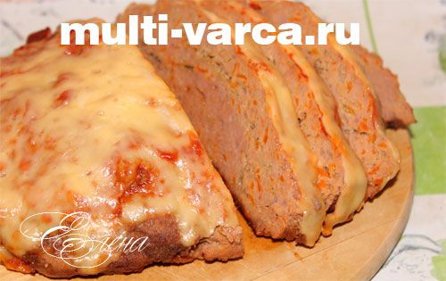 Смачний м'ясний хліб у мультиварці