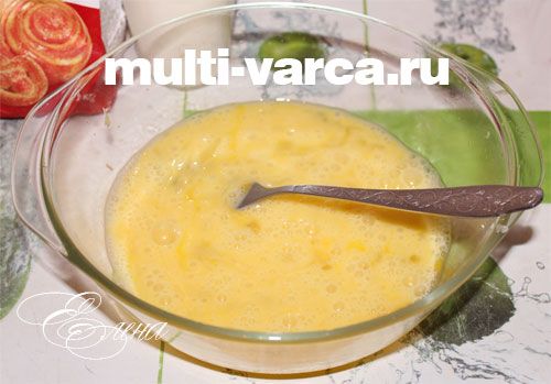 Заливний капустяний пиріг у мультиварці