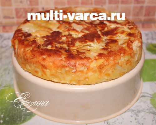 Заливний капустяний пиріг у мультиварці