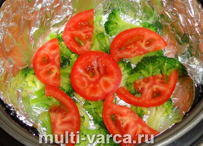 Запіканка з броколі в мультиварці