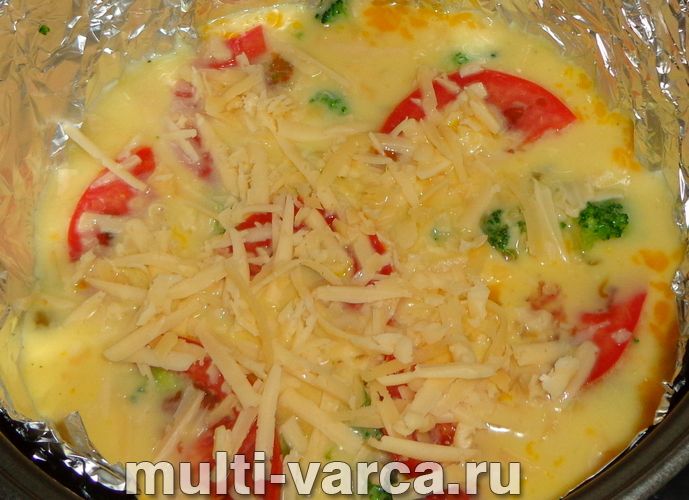 Запіканка з броколі в мультиварці