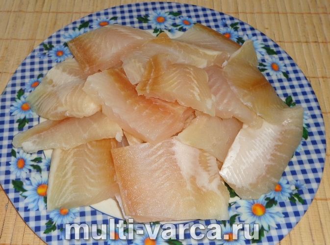 Філе морського язика з картоплею в мультиварці