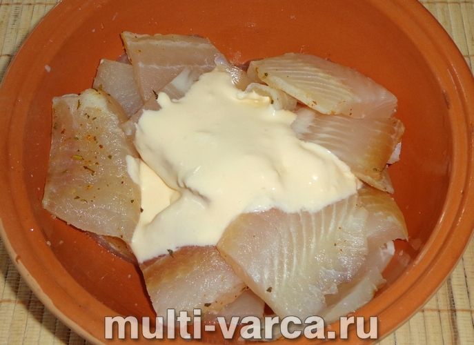 Філе морського язика з картоплею в мультиварці