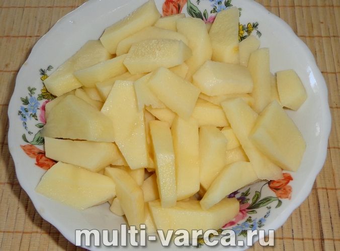 Філе морського язика з картоплею в мультиварці