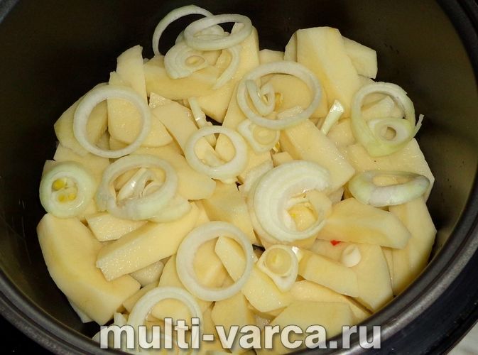 Філе морського язика з картоплею в мультиварці