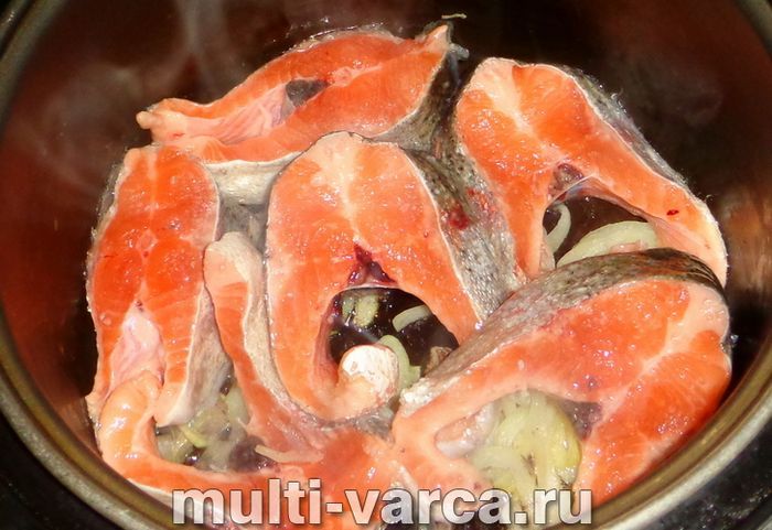 Форель у вершках у мультиварці
