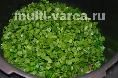 Куліш із пшона з лісовими грибами