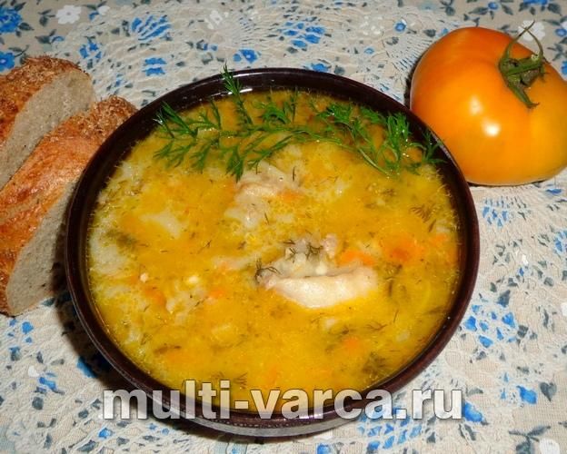 Курячий сирний суп у мультиварці