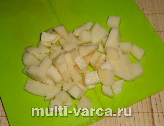 Курячий сирний суп у мультиварці