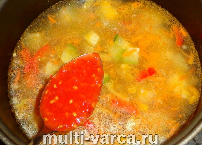 Мінестроне в мультиварці