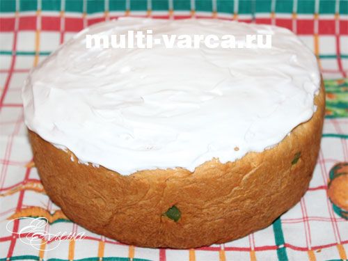 Паска в мультиварці з цукатами