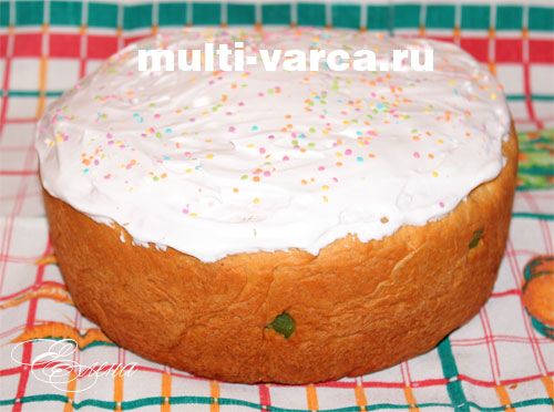 Паска в мультиварці з цукатами
