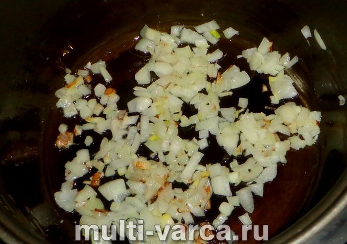 Полба з грибами в мультиварці
