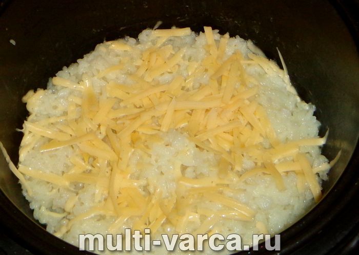 Рис із сиром у мультиварці