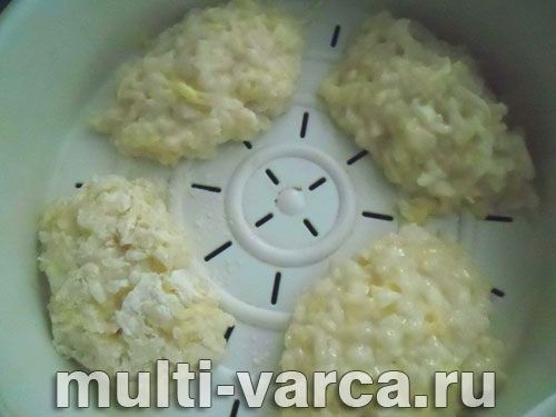 Рисові котлети на пару