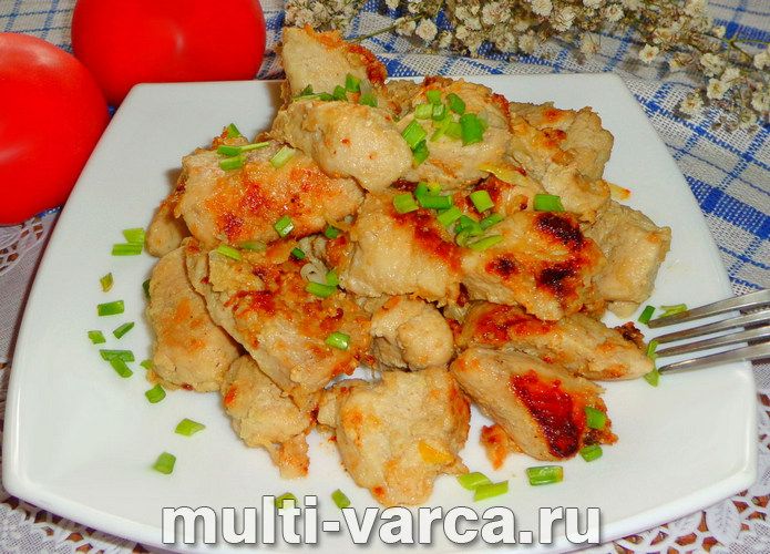 Шашлик з індички в мультиварці
