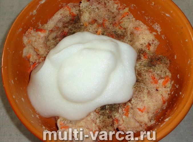 Суфле з індички в мультиварці