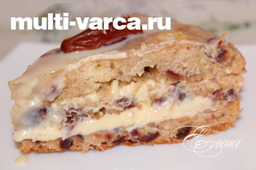 Торт із фініками в мультиварці