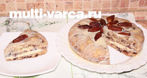 Торт із фініками в мультиварці
