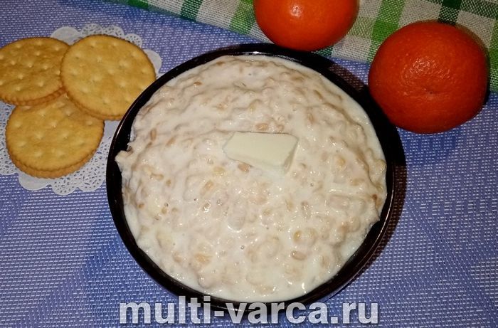 Вівсяна каша з цільного зерна