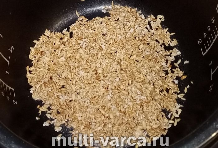 Вівсяна каша з цільного зерна