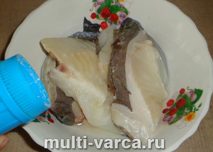 Зубатка на пару в мультиварці
