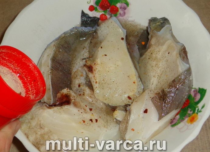 Зубатка на пару в мультиварці