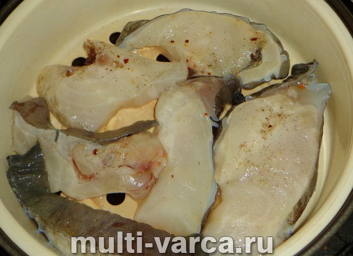Зубатка на пару в мультиварці