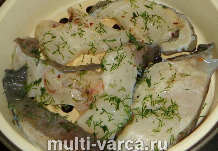Зубатка на пару в мультиварці