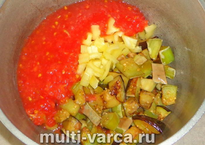Баклажани з болгарським перцем на зиму