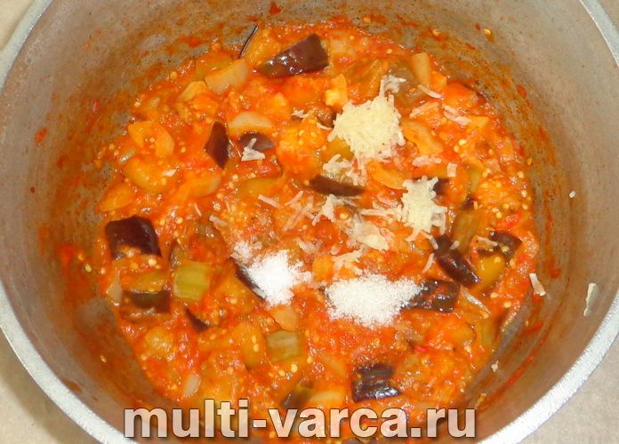 Баклажани з болгарським перцем на зиму