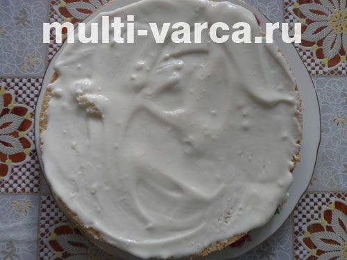 Бісквітний торт із чорносливом, малиною та шоколадною стружкою