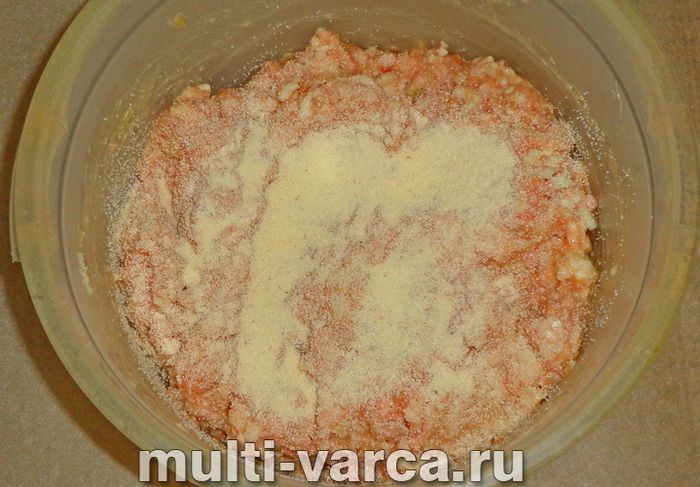 Биточки на пару в мультиварці