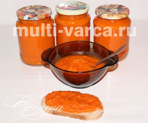 Домашня кабачкова ікра з помідорами, болгарським перцем