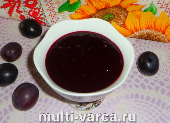 Джем зі слив у мультиварці на зиму в мультиварці