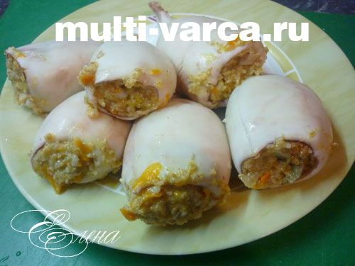 Фаршировані кальмари