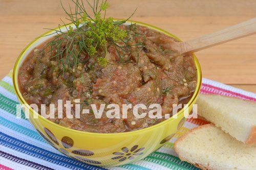 Ікра із запечених овочів