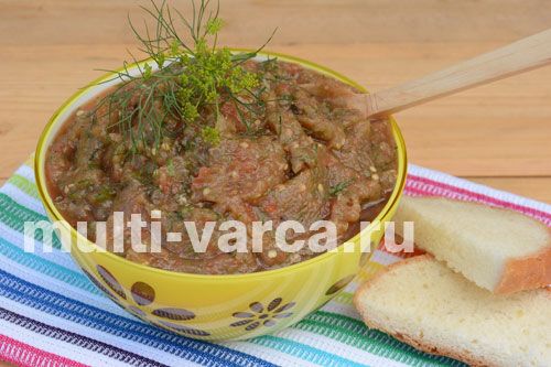 Ікра із запечених овочів