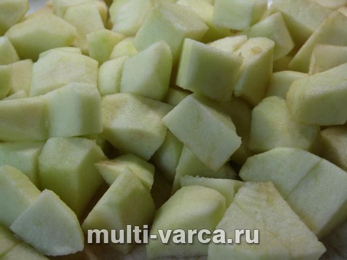 Яблучне варення в пюре з червоної смородини
