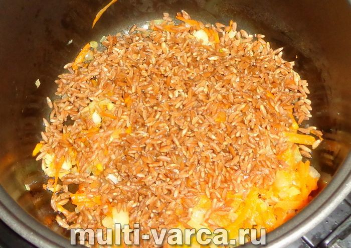 Каша з полби в мультиварці