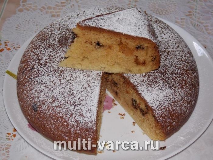 Кекс із цукатами та шоколадом