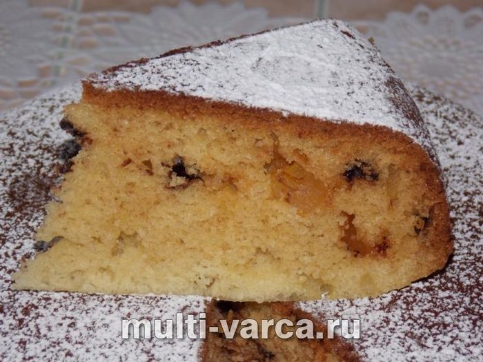 Кекс із цукатами та шоколадом