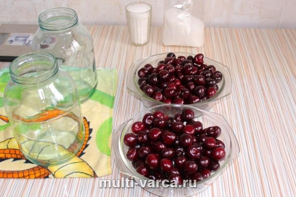 Компот із черешні на зиму